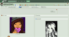 Desktop Screenshot of maliciouswhispers.deviantart.com