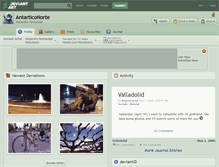 Tablet Screenshot of antarticonorte.deviantart.com