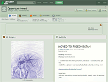 Tablet Screenshot of open-your-heart.deviantart.com