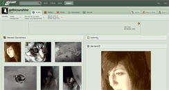 Desktop Screenshot of gothicsunshine.deviantart.com