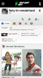 Mobile Screenshot of fairy-in-wonderland.deviantart.com