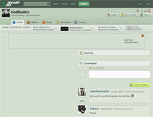 Tablet Screenshot of godlikemcx.deviantart.com