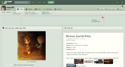 Desktop Screenshot of mary90.deviantart.com