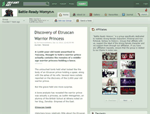 Tablet Screenshot of battle-ready-womyn.deviantart.com