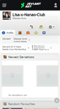 Mobile Screenshot of lisa-x-nanao-club.deviantart.com