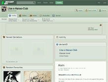 Tablet Screenshot of lisa-x-nanao-club.deviantart.com