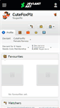 Mobile Screenshot of cutefoxplz.deviantart.com