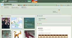 Desktop Screenshot of hermeleentje.deviantart.com