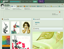 Tablet Screenshot of mindita.deviantart.com
