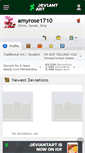 Mobile Screenshot of amyrose1710.deviantart.com