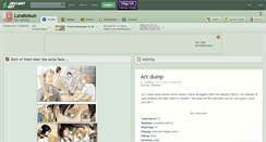 Desktop Screenshot of lxraitokun.deviantart.com