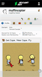 Mobile Screenshot of muffincopter.deviantart.com
