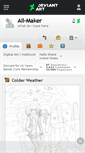 Mobile Screenshot of all-maker.deviantart.com