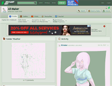 Tablet Screenshot of all-maker.deviantart.com