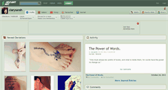 Desktop Screenshot of clarysarah.deviantart.com
