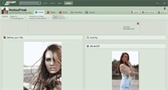 Desktop Screenshot of noxiousfreak.deviantart.com