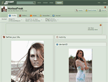 Tablet Screenshot of noxiousfreak.deviantart.com