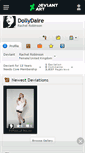Mobile Screenshot of dollydaire.deviantart.com