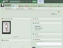 Tablet Screenshot of dollydaire.deviantart.com