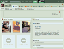 Tablet Screenshot of bust9111.deviantart.com