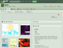 Tablet Screenshot of ijotter.deviantart.com