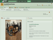 Tablet Screenshot of insultoffalsekindess.deviantart.com