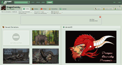 Desktop Screenshot of dragesoversky.deviantart.com