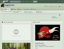 Tablet Screenshot of dragesoversky.deviantart.com