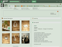 Tablet Screenshot of nurs.deviantart.com