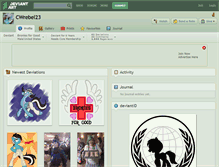Tablet Screenshot of cwrebel23.deviantart.com