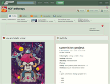Tablet Screenshot of nof-artherapy.deviantart.com
