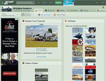 Tablet Screenshot of airplane-lovers.deviantart.com