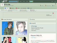 Tablet Screenshot of fftl-club.deviantart.com