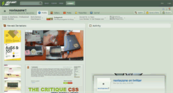 Desktop Screenshot of noxiousone.deviantart.com