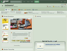 Tablet Screenshot of noxiousone.deviantart.com
