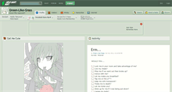 Desktop Screenshot of green-like-grass.deviantart.com