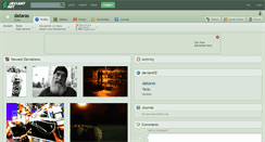 Desktop Screenshot of dataras.deviantart.com