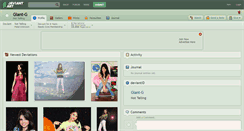 Desktop Screenshot of giant-g.deviantart.com