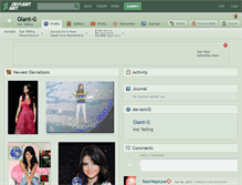 Tablet Screenshot of giant-g.deviantart.com