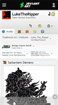 Mobile Screenshot of luketheripper.deviantart.com