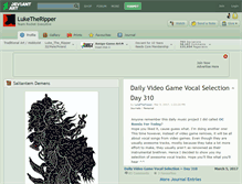 Tablet Screenshot of luketheripper.deviantart.com