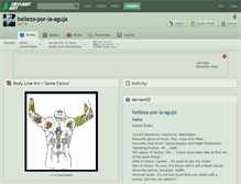 Tablet Screenshot of belleza-por-la-aguja.deviantart.com