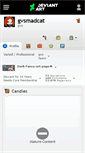 Mobile Screenshot of gvsmadcat.deviantart.com