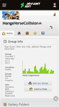 Mobile Screenshot of mangaversecollision.deviantart.com
