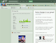 Tablet Screenshot of mangaversecollision.deviantart.com