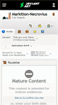 Mobile Screenshot of markition-necrovius.deviantart.com