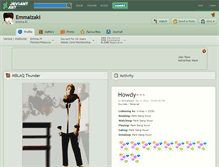 Tablet Screenshot of emmaizaki.deviantart.com