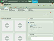 Tablet Screenshot of andthensum.deviantart.com