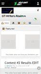 Mobile Screenshot of gt-writers-realm.deviantart.com