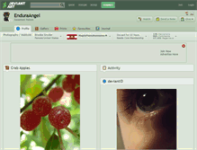 Tablet Screenshot of enduraangel.deviantart.com